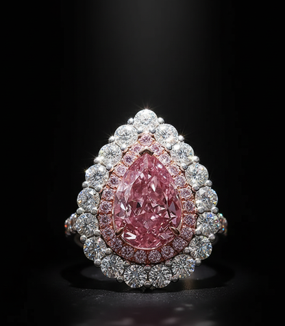 Rose Radiance Droplet Ring | Buy 1 Get 1 Free