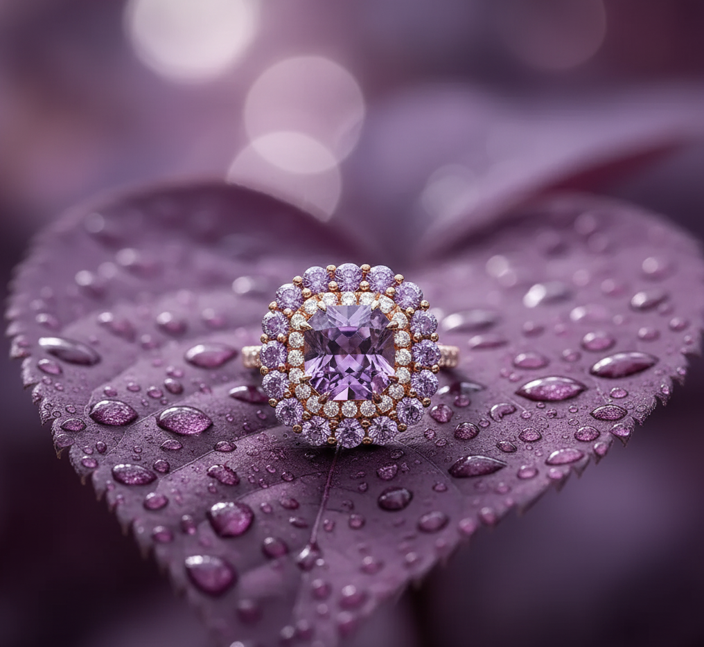 "Violet Vibrance"🔮 Signature Ring By Ziara