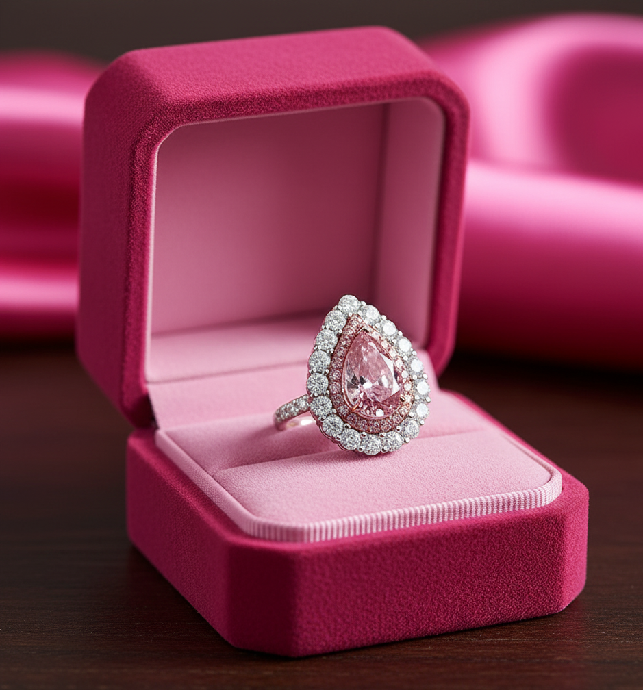 Rose Radiance Droplet Ring | Buy 1 Get 1 Free