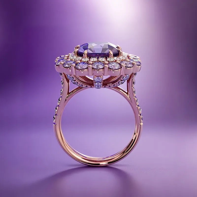 "Violet Vibrance"🔮 Signature Ring By Ziara