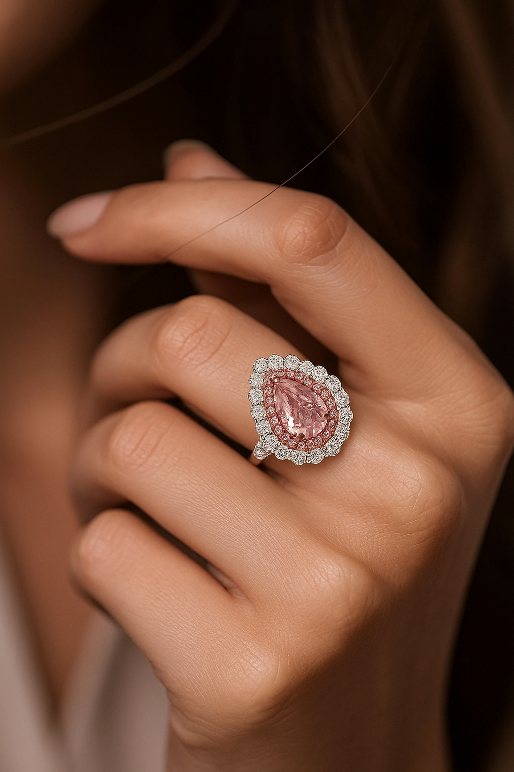 Rose Radiance Droplet Ring | Buy 1 Get 1 Free