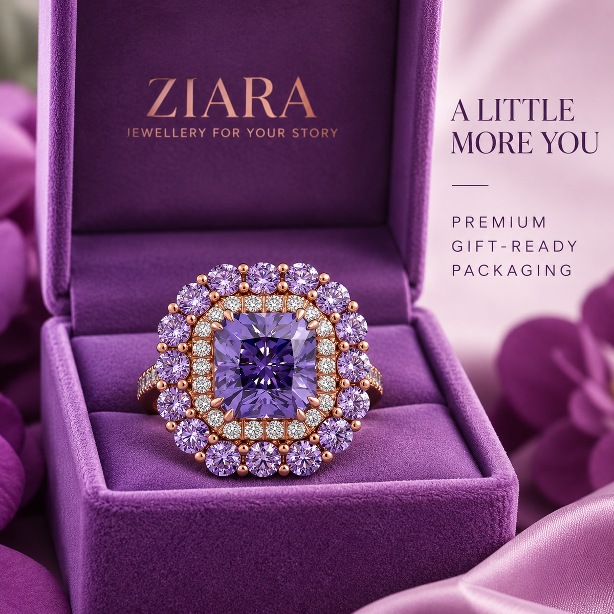 Violet Vibrance™  Ring | Buy 1 Get 1 Free
