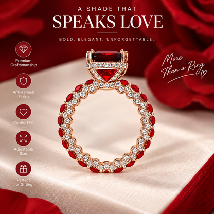 Heart of Fire Ruby Ring | Buy 1 Get 1 Free