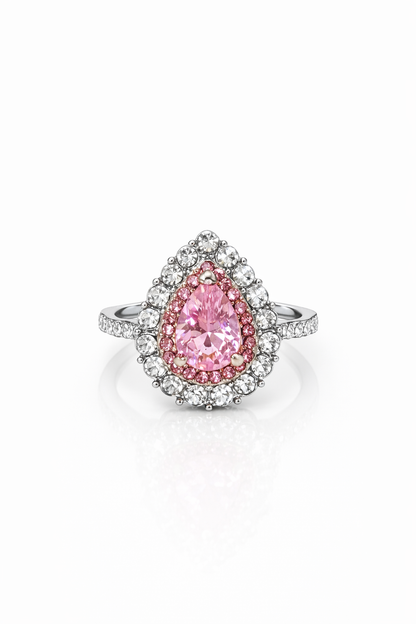 Rose Radiance Droplet Ring | Buy 1 Get 1 Free