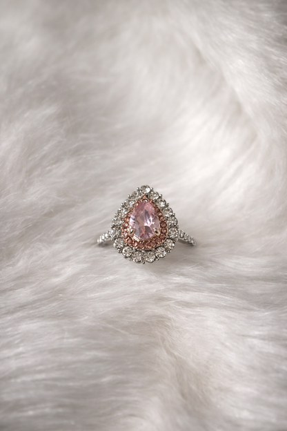 Rose Radiance Droplet Ring | Buy 1 Get 1 Free