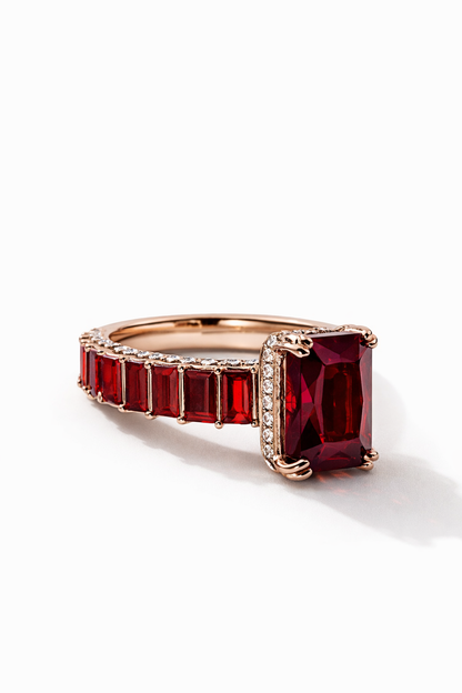 Heart of Fire Ruby Ring | Buy 1 Get 1 Free