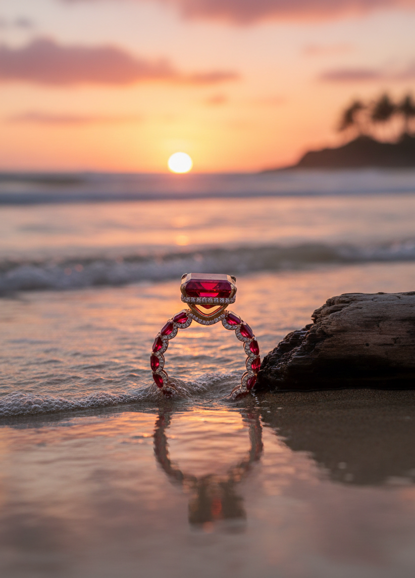 Heart of Fire Ruby Ring | Buy 1 Get 1 Free