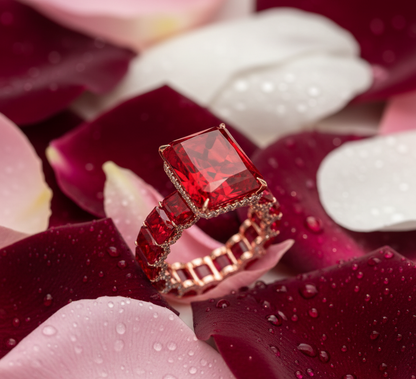 Heart of Fire Ruby Ring | Buy 1 Get 1 Free