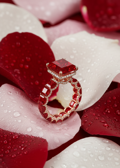 Heart of Fire Ruby Ring | Buy 1 Get 1 Free