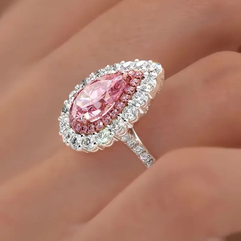 Rose Radiance Droplet Ring | Buy 1 Get 1 Free