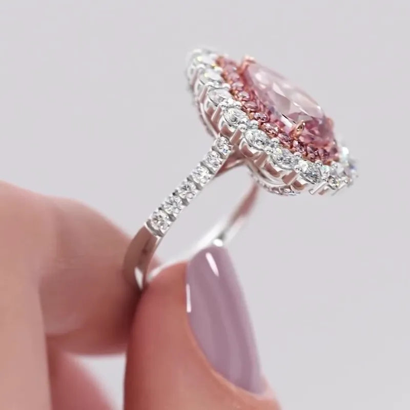Rose Radiance Droplet Ring | Buy 1 Get 1 Free