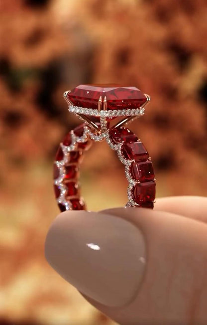 Heart of Fire Ruby Ring | Buy 1 Get 1 Free